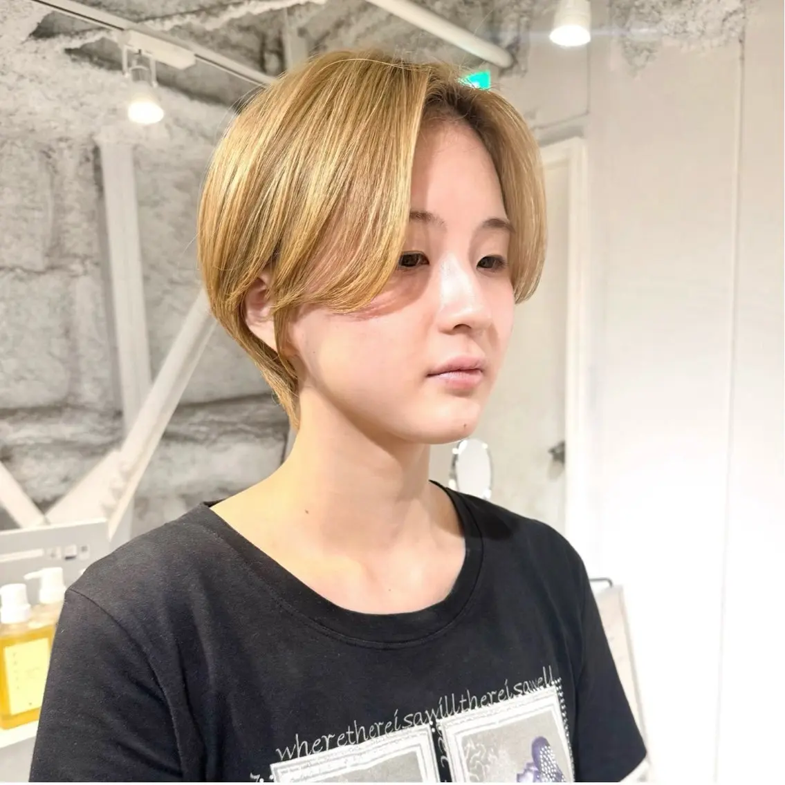 ショート カット ヘアカラー トリートメント 骨格診断で絶対可愛い ✨丸みショート✨凌弥のヘアスタイル
