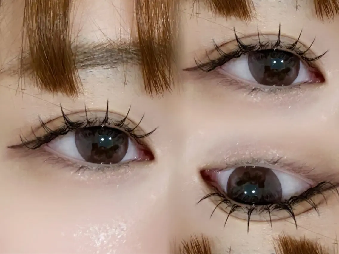 マツエク・マツパ フラットラッシュ aimy JUNKO👀💫のマツエク・マツパデザイン