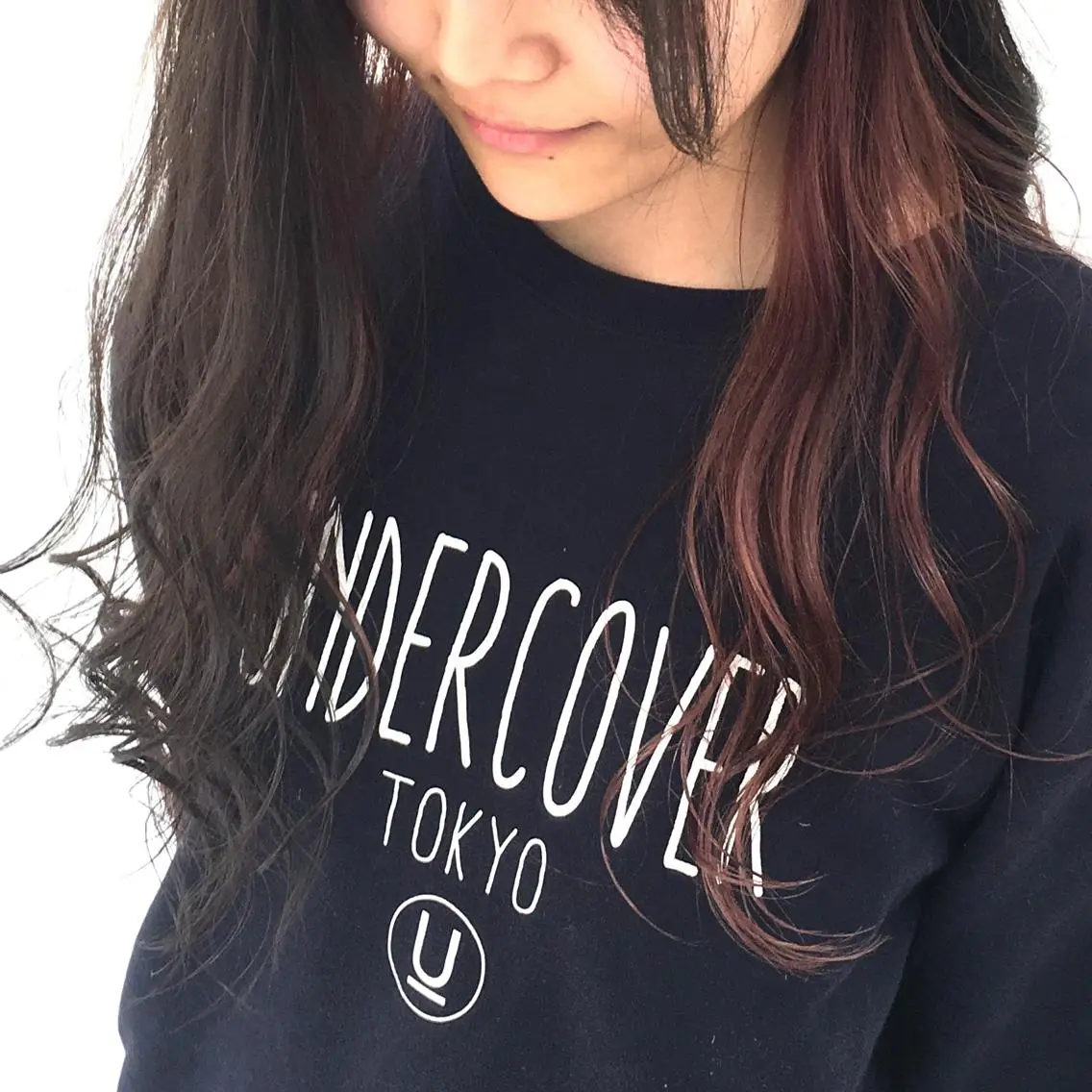 ロング カラー パーマ ヘアアレンジ グレージュ インナーカラー 脱!黒髪 ダブルカラー【上野】のヘアスタイル