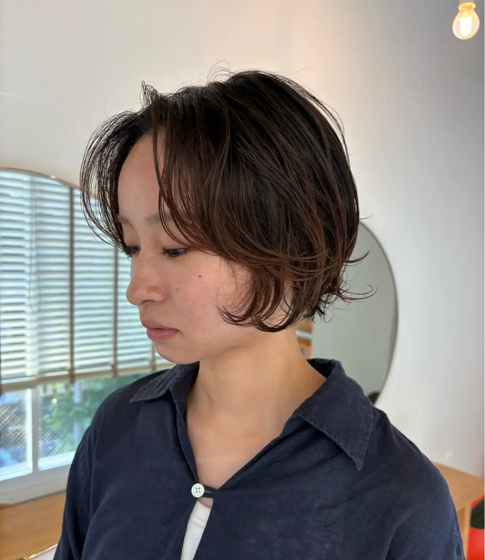 ショート パーマ e.n.u烏丸 / ｲﾂｷのヘアスタイル