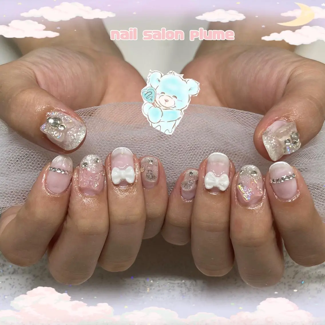 ネイル ハンドネイル plume nail ☆韓国ネイルのネイルデザイン