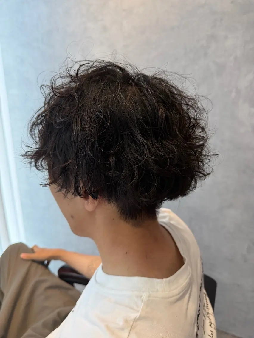 パーマ メンズ メンズパーマ 波巻きパーマ カット パーマ La fith 健人のヘアスタイル