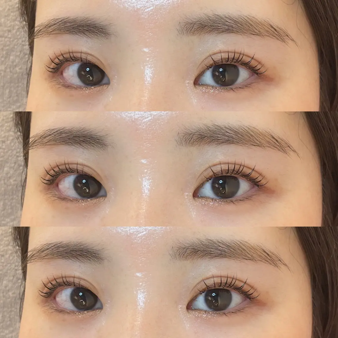 マツエク・マツパ ナチュラル パリジェンヌラッシュリフト まつげパーマ 一重×まつ毛パーマ 表参道eyelist KONOMIのマツエク・マツパデザイン