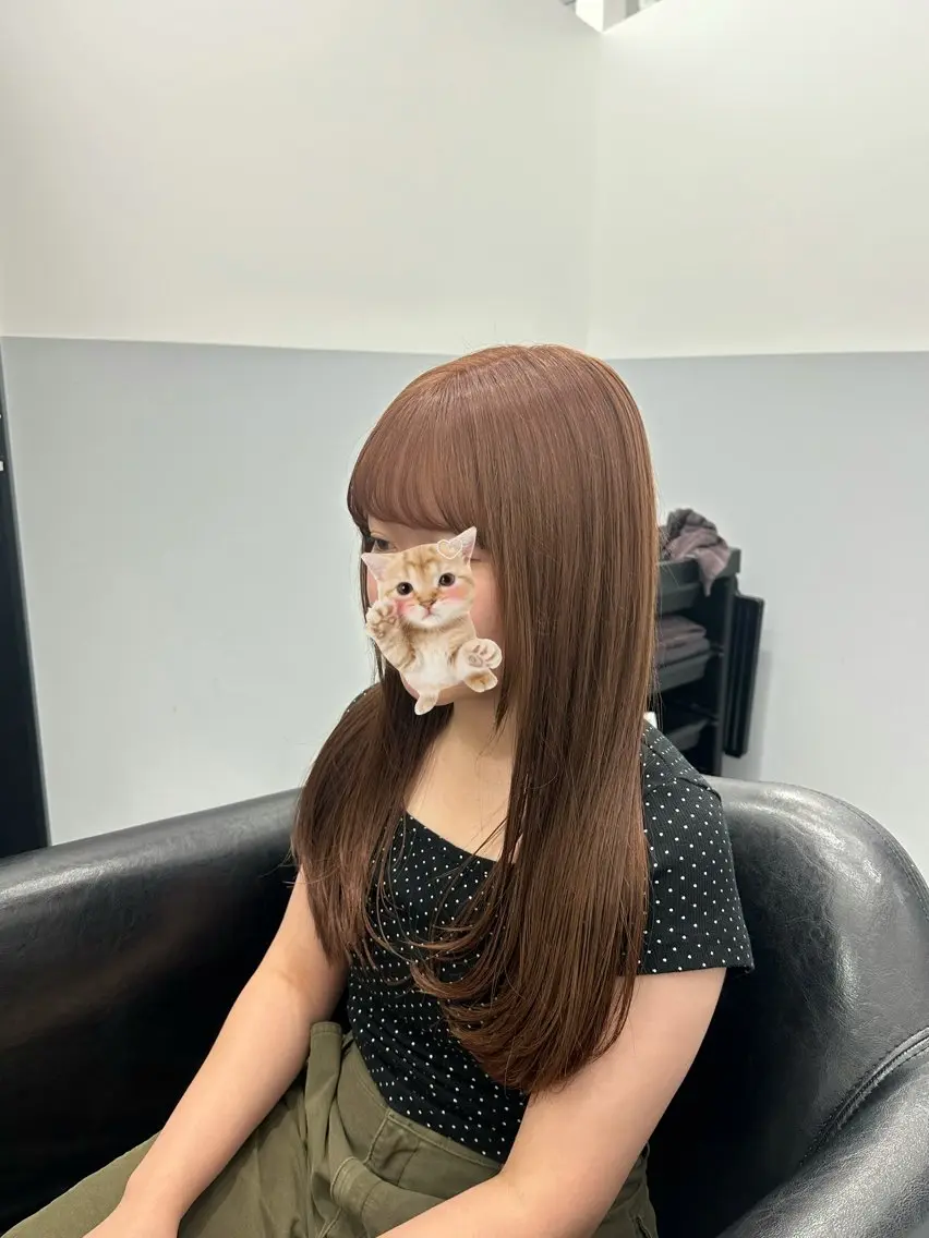 ロング カラー ナチュラル🎀透明感 カラー/香香のヘアスタイル