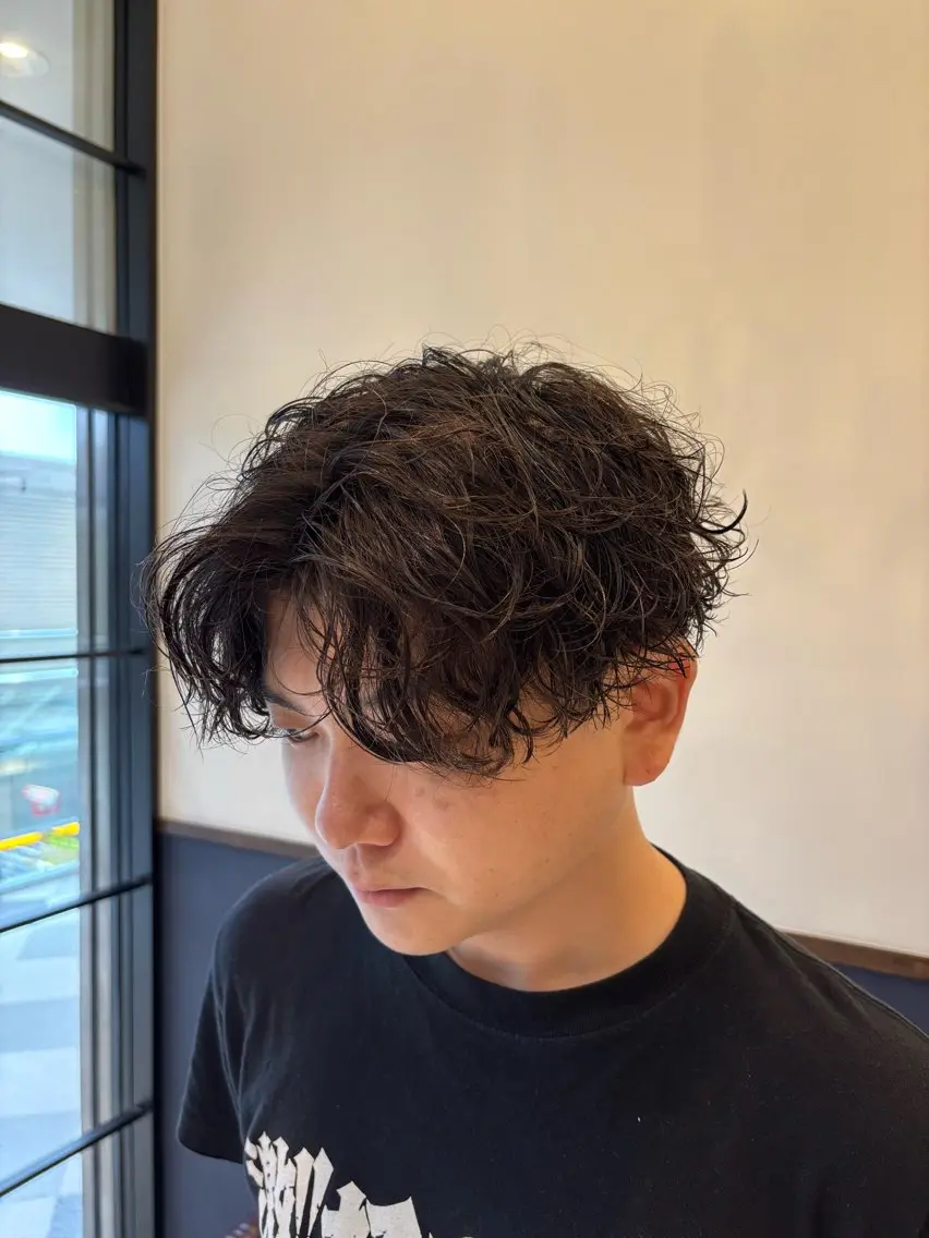 パーマ カット パーマ shinta スパイキー/グランジのヘアスタイル