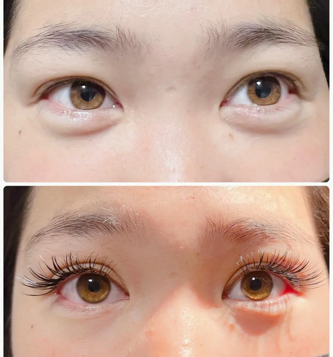 マツエク・マツパ 目尻長め マツエク eyelist Asamiのマツエク・マツパデザイン