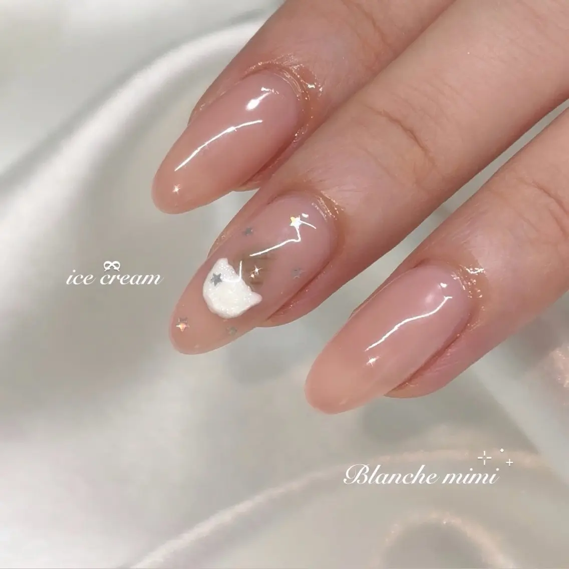 ネイル ハンドネイル Blanche mimi.u_aのネイルデザイン