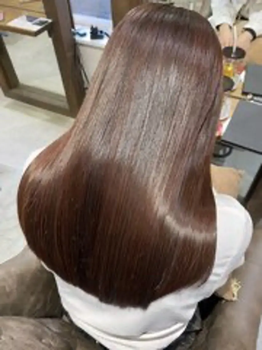 ロング カラー カット ヘアカラー トリートメント ショート・パーマ・デ ザインカラー/むつみのヘアスタイル