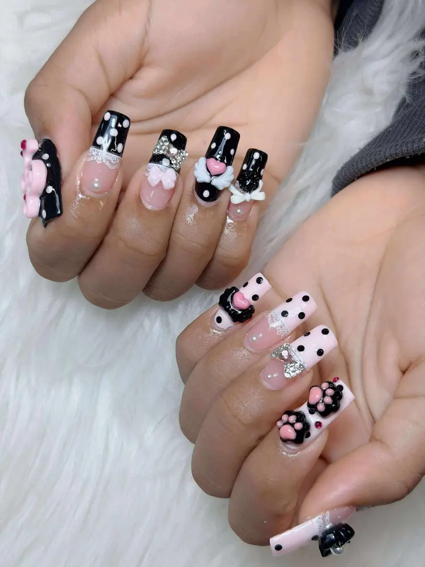 ネイル オーロラネイル チークネイル フットネイル フレンチネイル ハロウィン Lumi Shinokuboのネイルデザイン