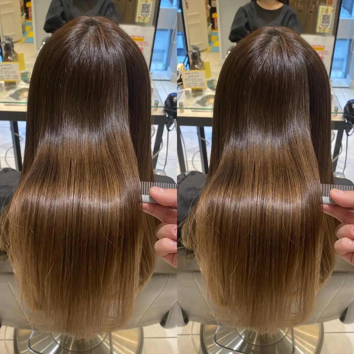 ロング 美髪矯正透明感カラー 江川　和輝のヘアスタイル