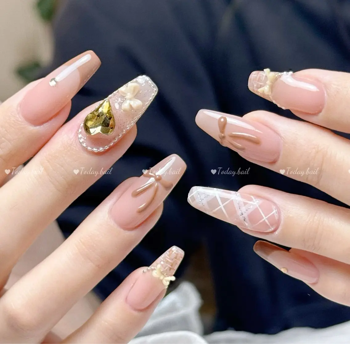 ネイル ハンドネイル 🎀Today nail💅のネイルデザイン