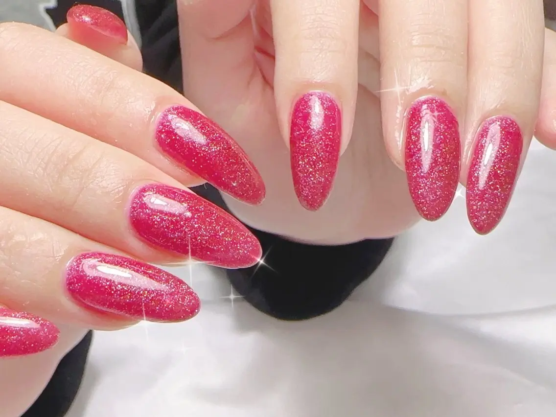 ネイル ハンドネイル Cherie PINKのネイルデザイン