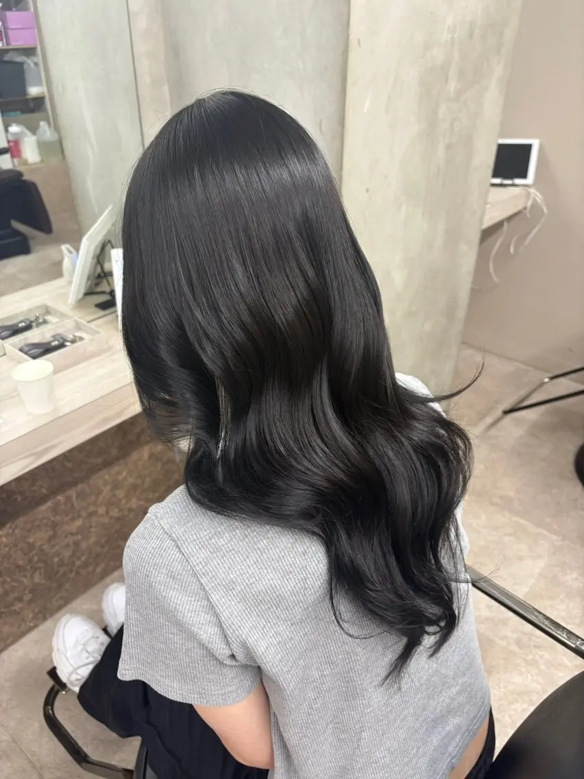 ロング カット ヘアカラー トリートメント 🫧IMAI ️当日OK🫧のヘアスタイル