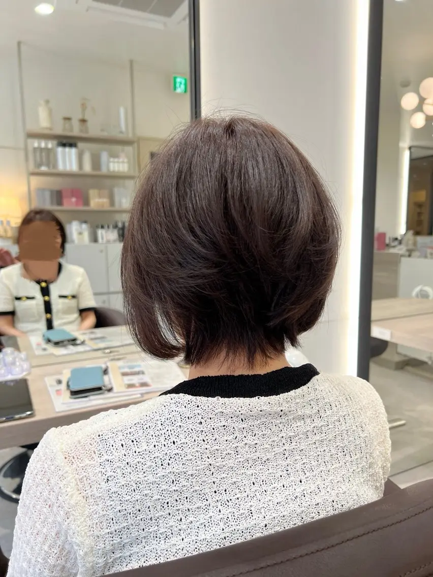 ショート ショートヘア カット 佐々木陸/ショート特 化/明るい白髪染めのヘアスタイル
