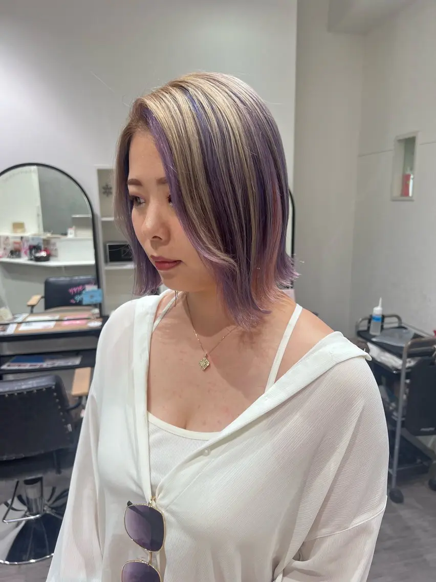 ミディアム ヘアカラー トリートメント トップスタイリスト/ アユミのヘアスタイル