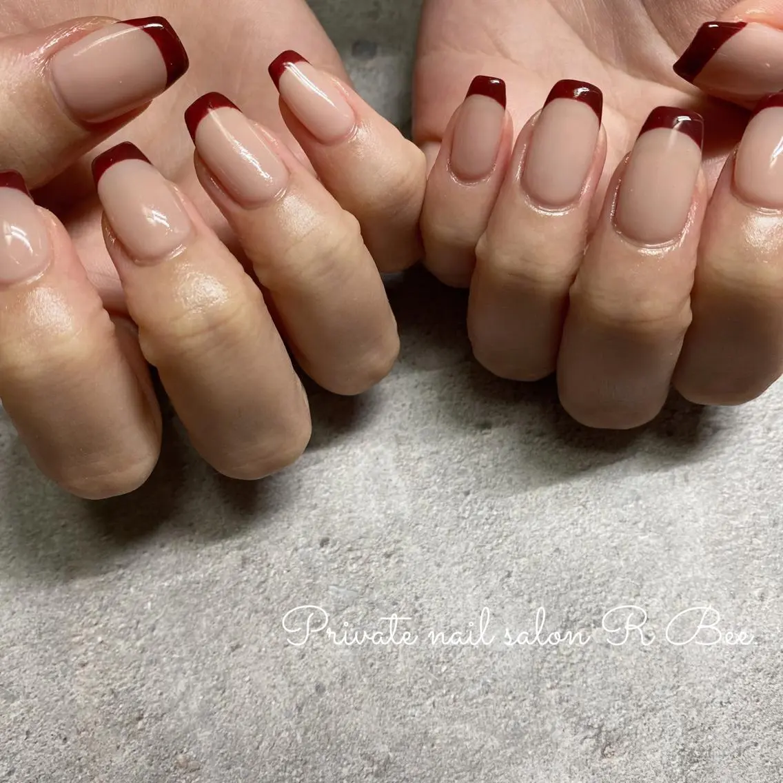 ネイル アニマル柄 アートネイル フレンチネイル ジェルネイル グラデーション ハンドネイル aneu. -アヌ- 💅🫧reinaのネイルデザイン