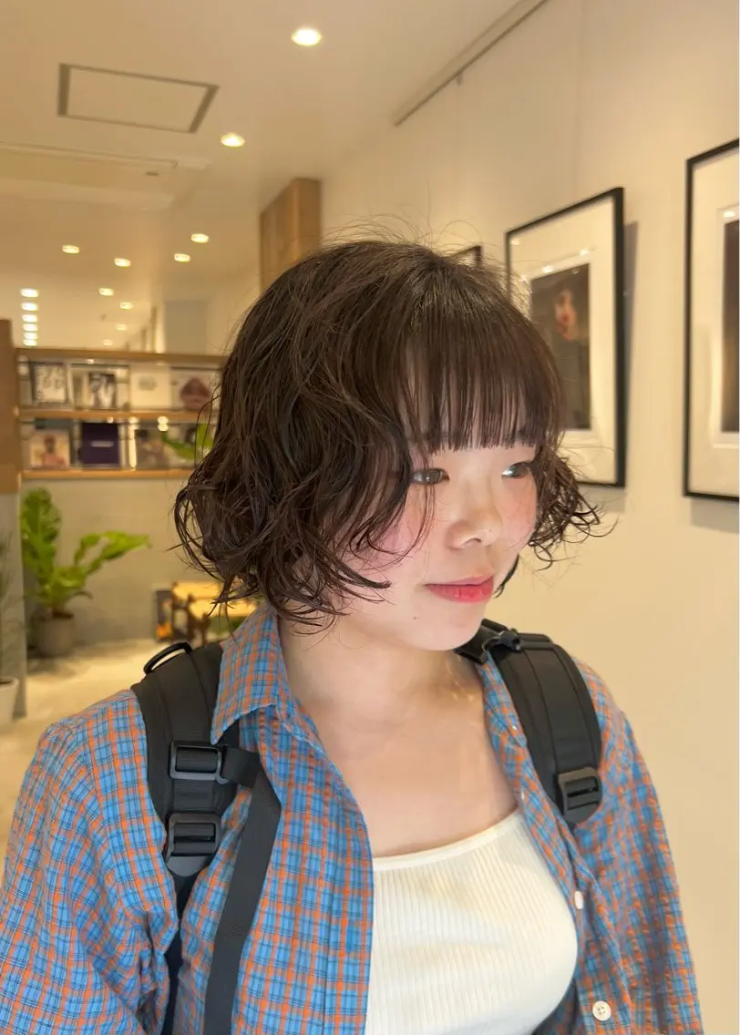 パーマ ボブ カット パーマ パーマ/名古屋パーマ / コデラ ナナホのヘアスタイル