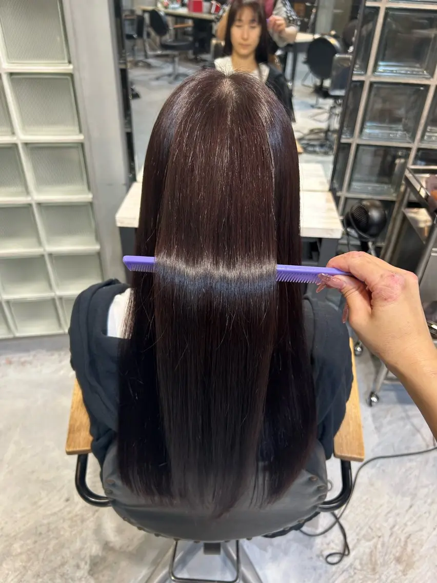 セミロング トリートメント 透明感カラー/おがわ まな🎀のヘアスタイル