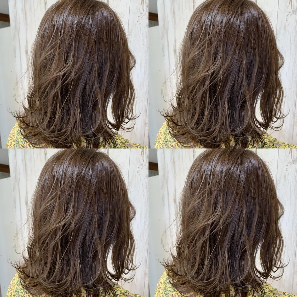 ミディアム カラー 心斎橋韓国ボブ 好原良真のヘアスタイル