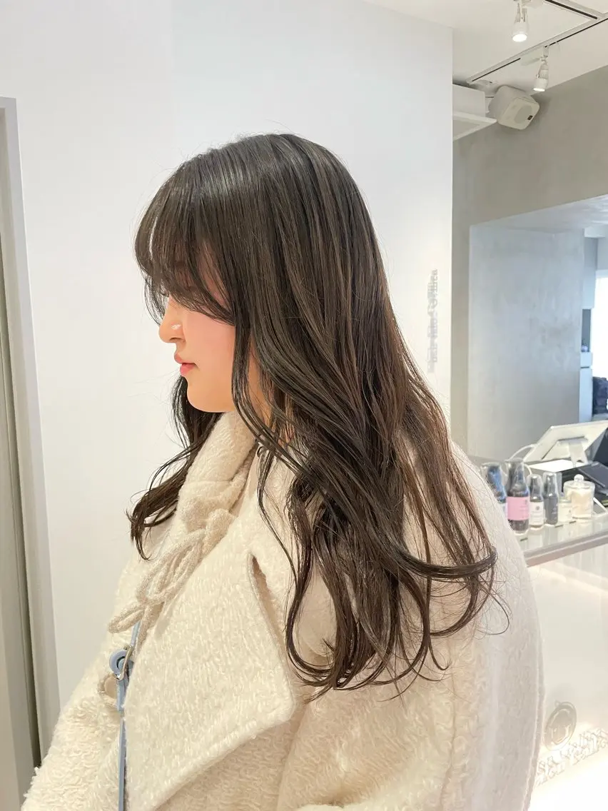 ロング カラー 🪞透け感&韓国ヘア 🪞honokaのヘアスタイル