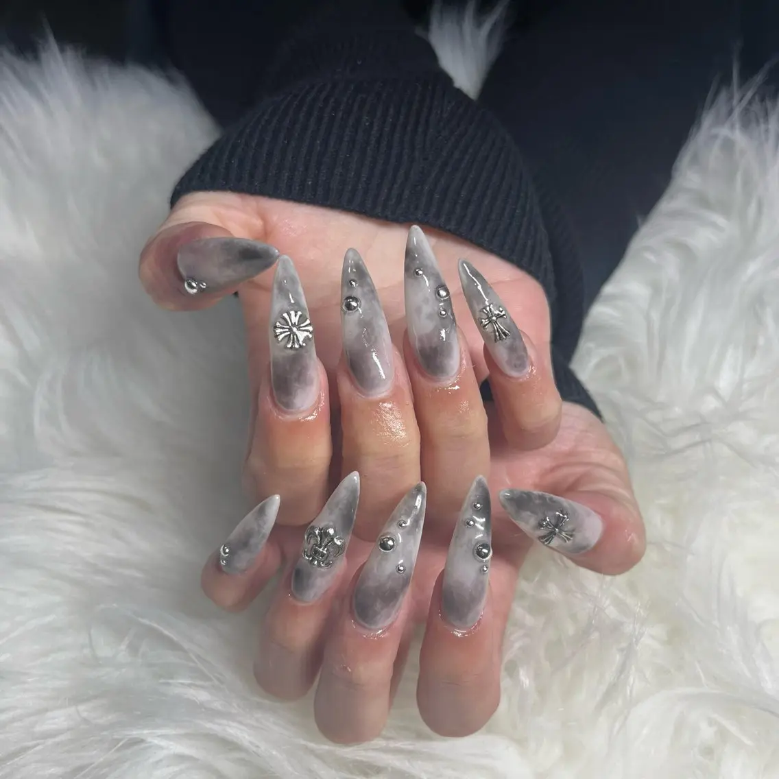 ネイル ハンドネイル IROHA nail Ami🐊🎀のネイルデザイン
