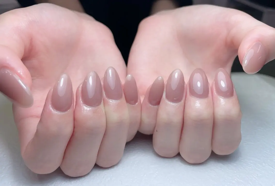 ネイル チークネイル フレンチネイル ジェルネイル ラメ(グリッター) ラメグラデーション 中野駅から2分 MEO NAILのネイルデザイン