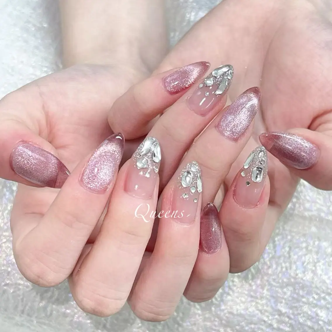ネイル ハンドネイル Queen's ゆなのネイルデザイン