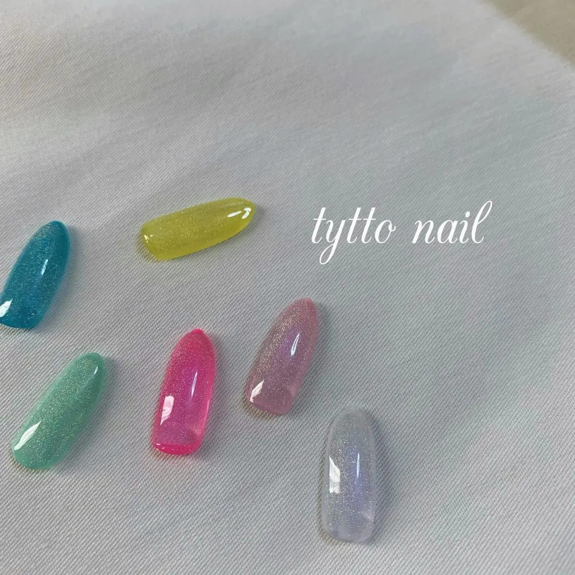 ネイル オーロラネイル 韓国ネイル マグネットネイル tytto nail ❤︎‪‪eri‪‪のネイルデザイン