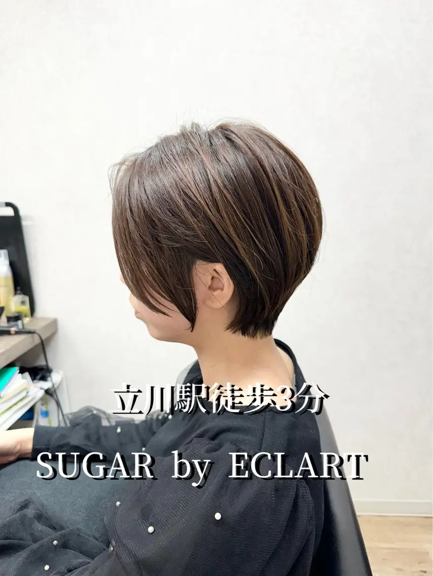 ショート カラー ショートボブ ボブ 似合わせカット ショートヘア カット 柳井 健太のヘアスタイル