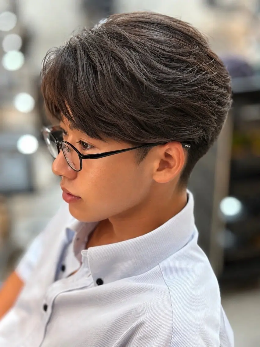 ショート メンズ 石田 翔琉のヘアスタイル