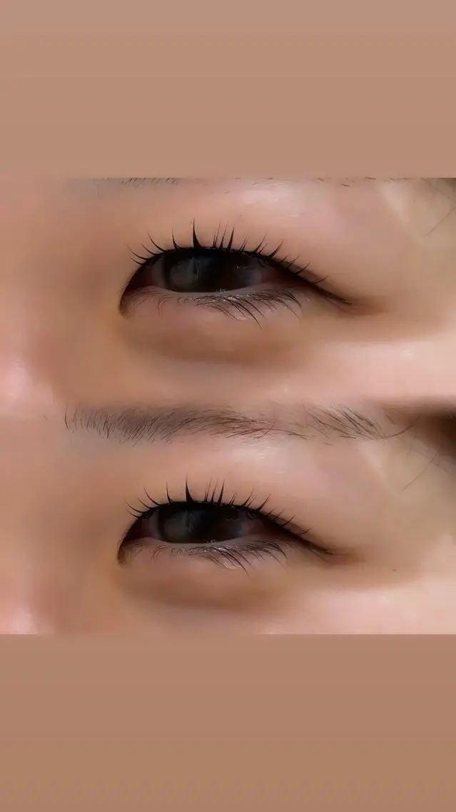 マツエク・マツパ パリジェンヌラッシュリフト salon ef 青木のマツエク・マツパデザイン
