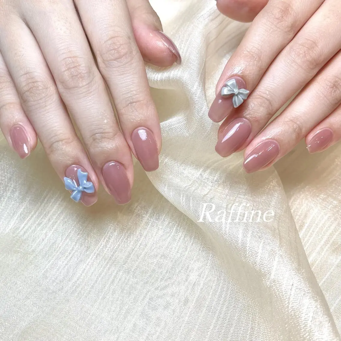 ネイル RAFFINE haru🦋🩵のネイルデザイン