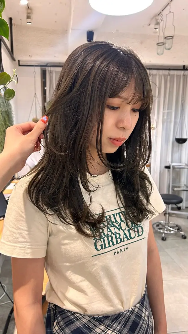 ミディアム カラー ヘアカラー ❕マンツーマン施術❕ 🍊Moemiのヘアスタイル