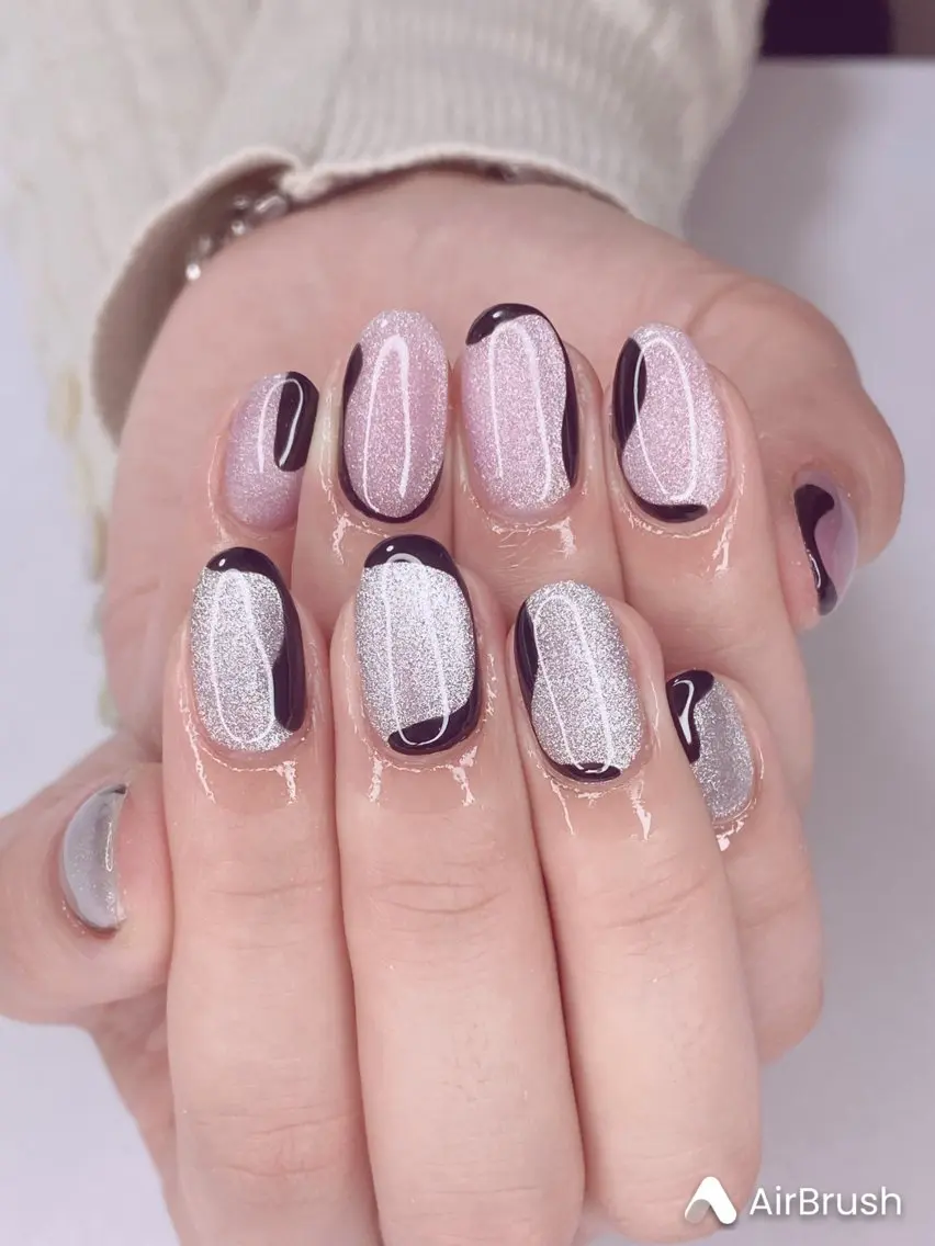 ネイル アニマル柄 アートネイル オーロラネイル 桜ネイル クリアネイル Nail Salon ertiのネイルデザイン