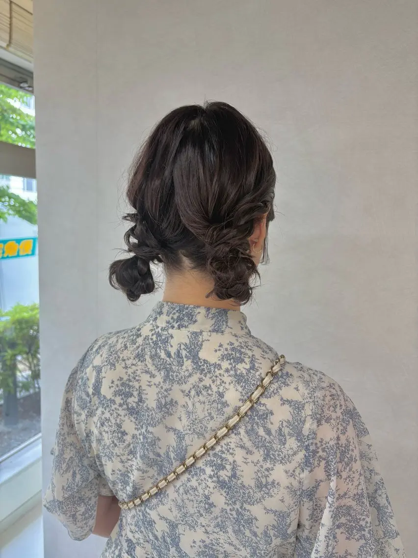 ヘアアレンジ ヘアセット ヘアセット/眉毛カッ ト/Nana〻のヘアスタイル