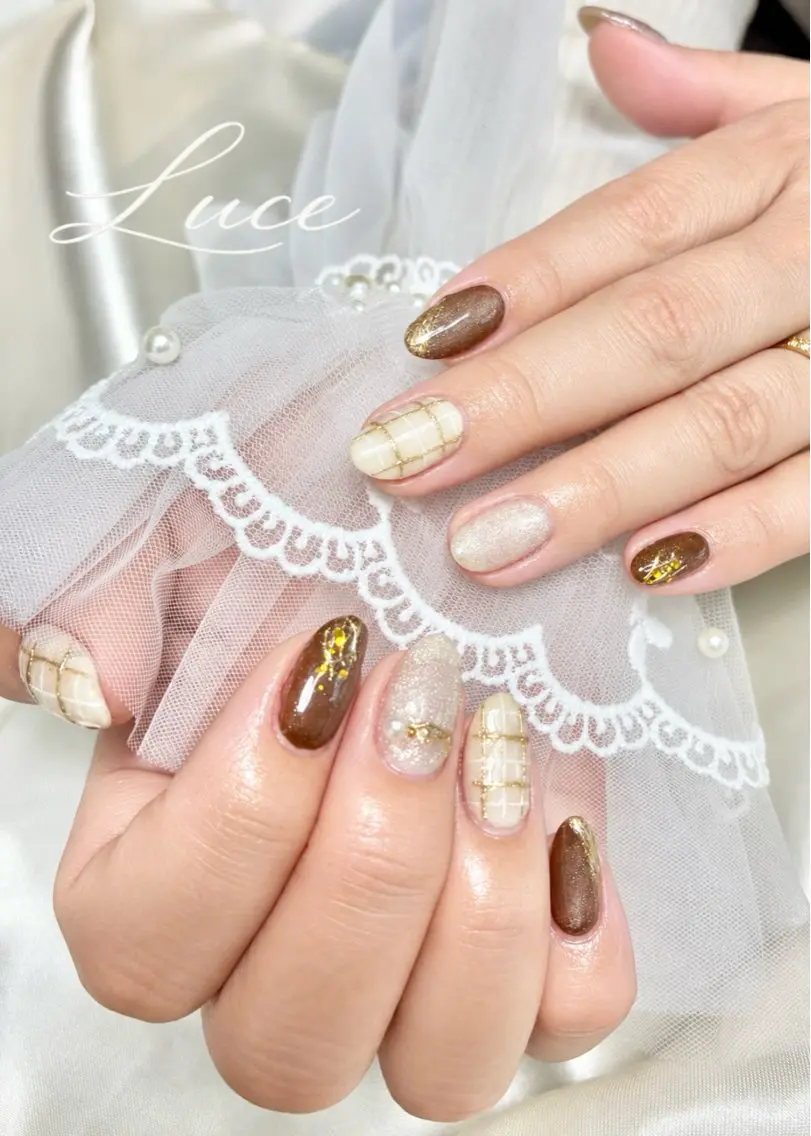 ネイル 持ち込み NAIL Luceのネイルデザイン