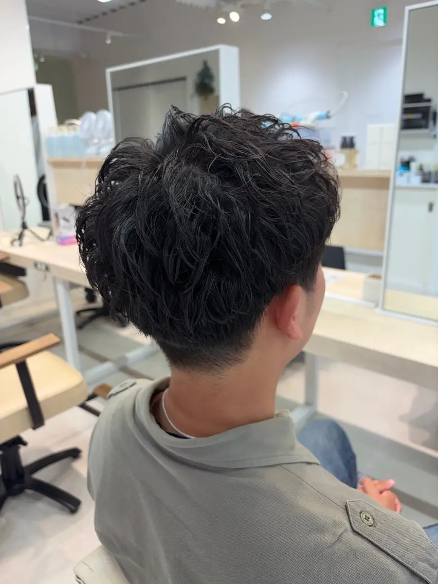 【再来】男らしさUP🔥短髪メンズカット+ピンパーマの写真