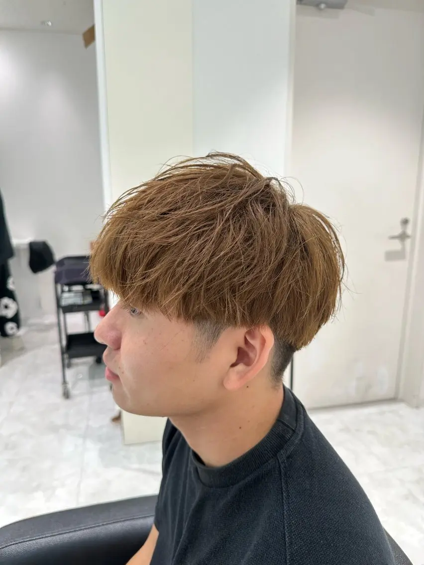 ショート カラー メンズ カット ヘアカラー 🐺韓国風メンズ特化 あさひ🐺のヘアスタイル