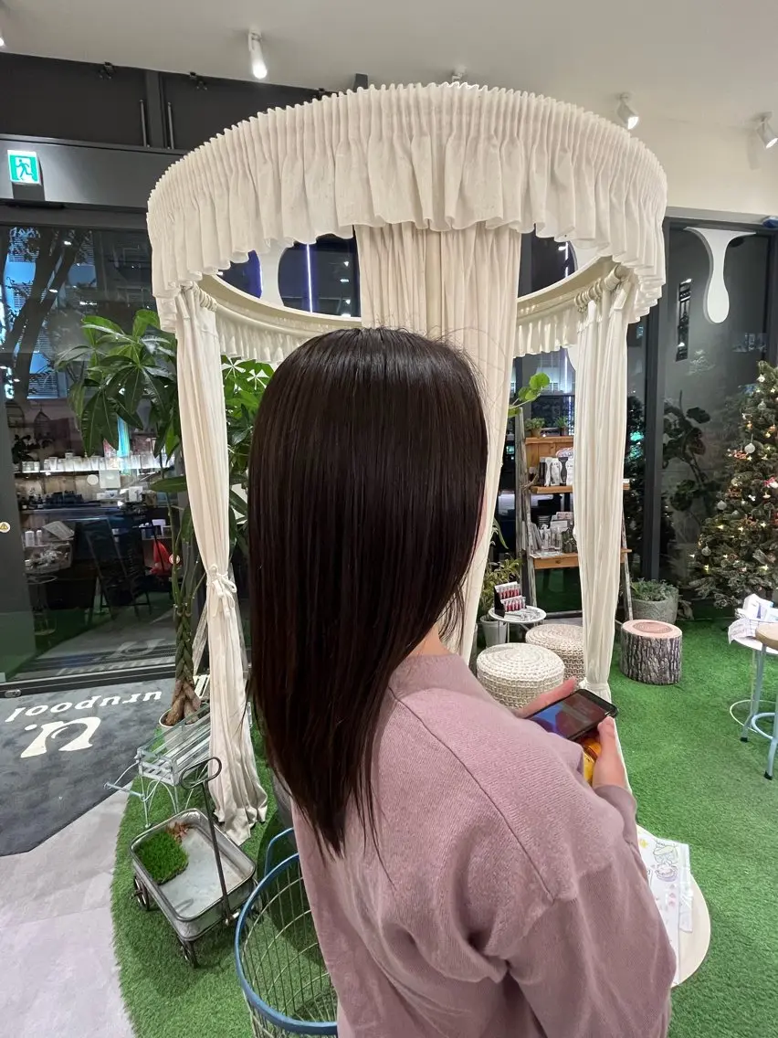 カラー まつ毛パーマとカラー 二刀流🥰岩崎夏実のヘアスタイル