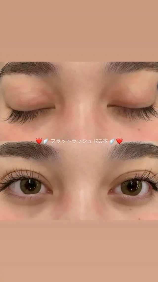 マツエク・マツパ Cカール フラットラッシュ Serina 高橋のマツエク・マツパデザイン