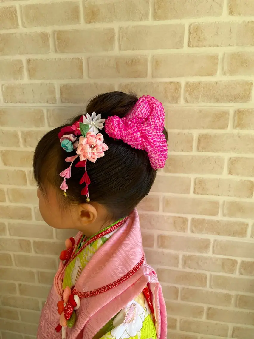 👘七五三【3歳】着付け&ヘアセット👘の写真