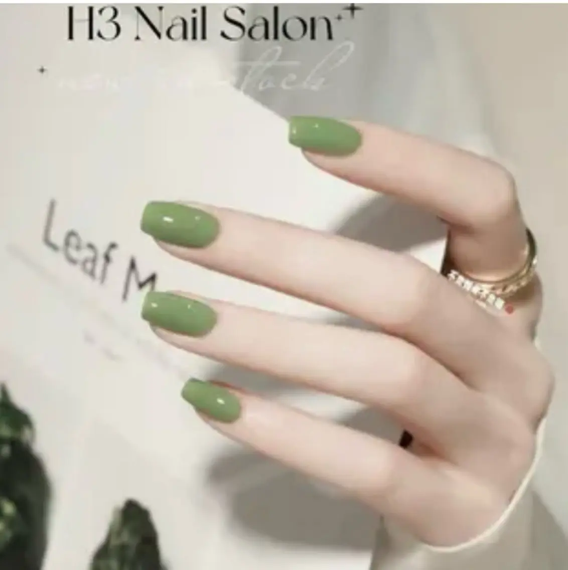 ネイル ハンドネイル H3 Nail Tsuki🦋💙のネイルデザイン