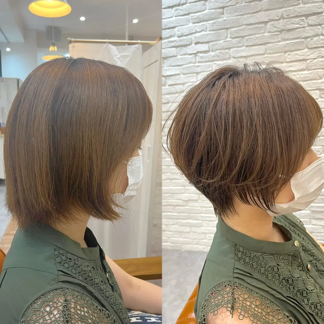 ショート カラー ショートボブ 丸みショート ボブ くびれヘア ショートヘア 襟足でお悩みの方✂︎ くびれ職人ハシモトのヘアスタイル