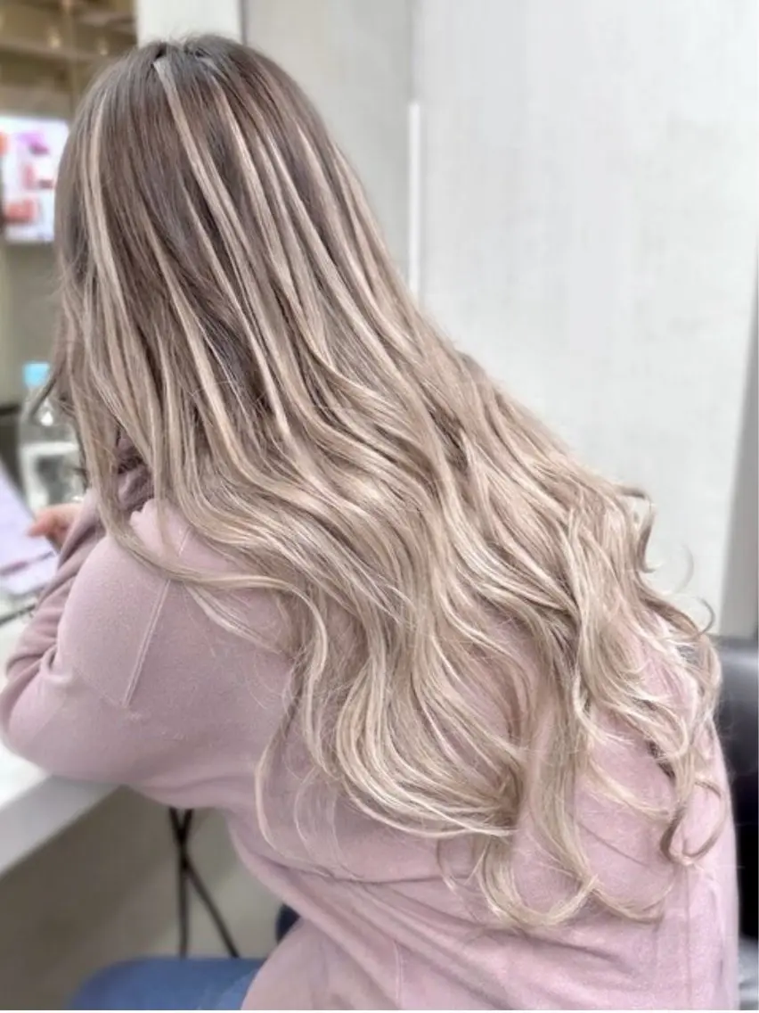ロング シールエクステ エクステ エクステ ｳｲｷ|羽エクステ |シールエクステのヘアスタイル