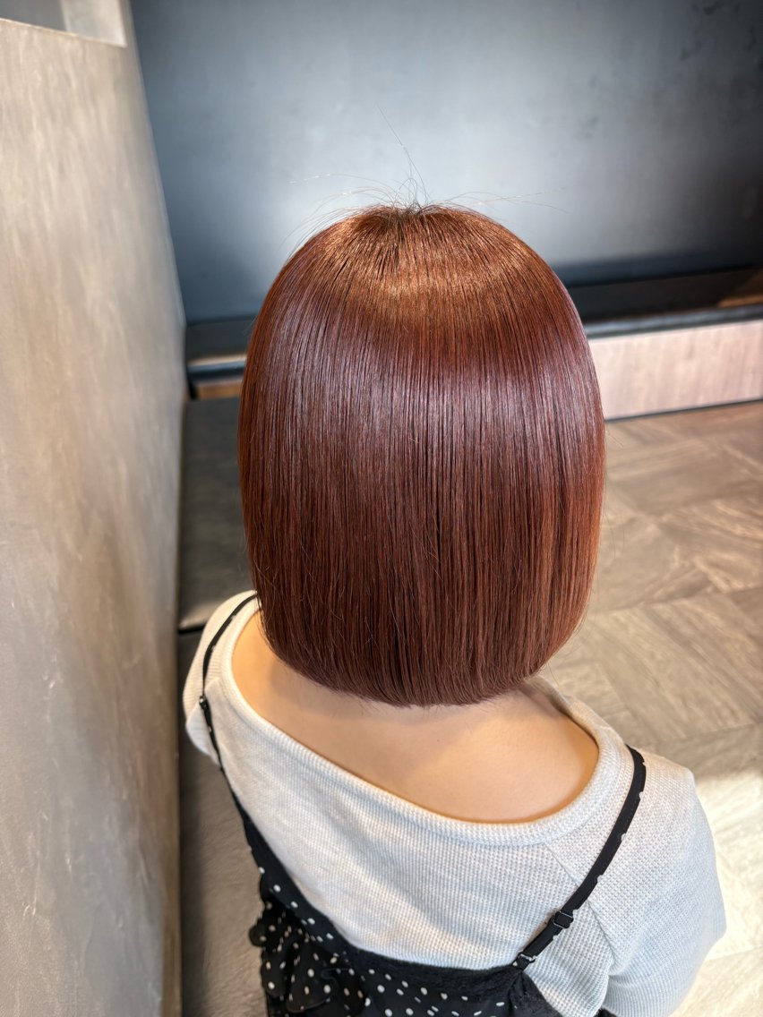 ショート トリートメント ヘッドスパ 髪質改善/ヘッドスパ /艶カラー/もね🫧のヘアスタイル