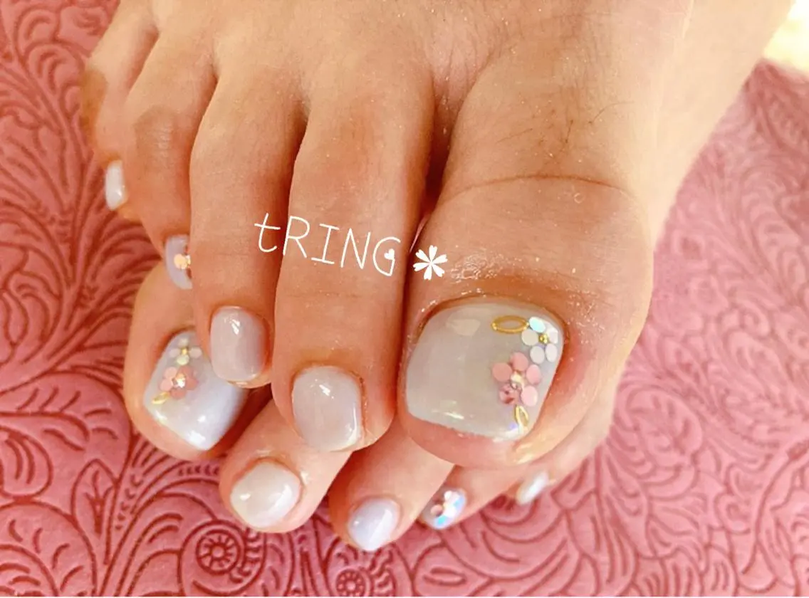 ネイル フットネイル tRING* しいの木台のネイルデザイン