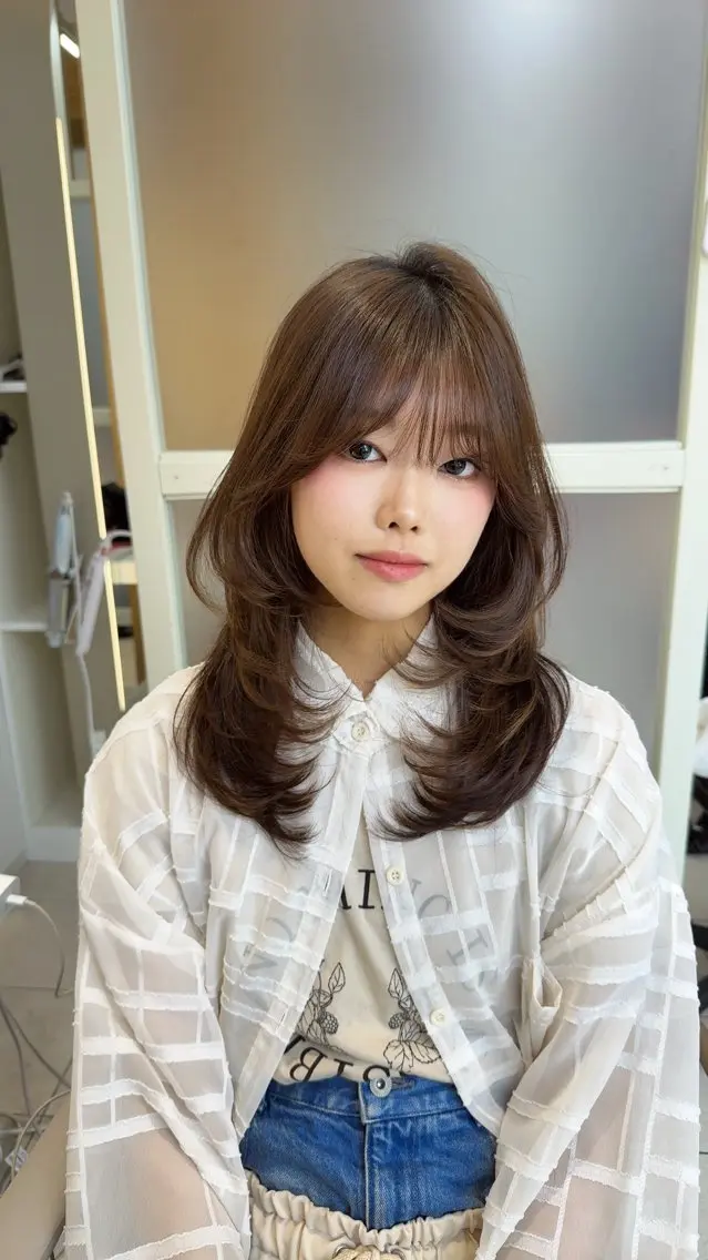 ミディアム カラー/ヘアセット Nanami💗のヘアスタイル