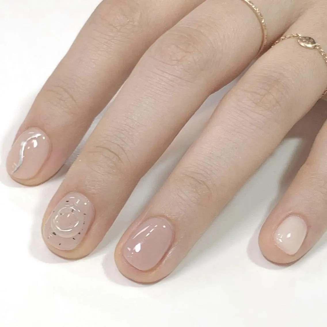 ネイル クリアネイル ジェルネイル パラジェル ハンドネイル 🩵Yun nail Salon 🩵のネイルデザイン
