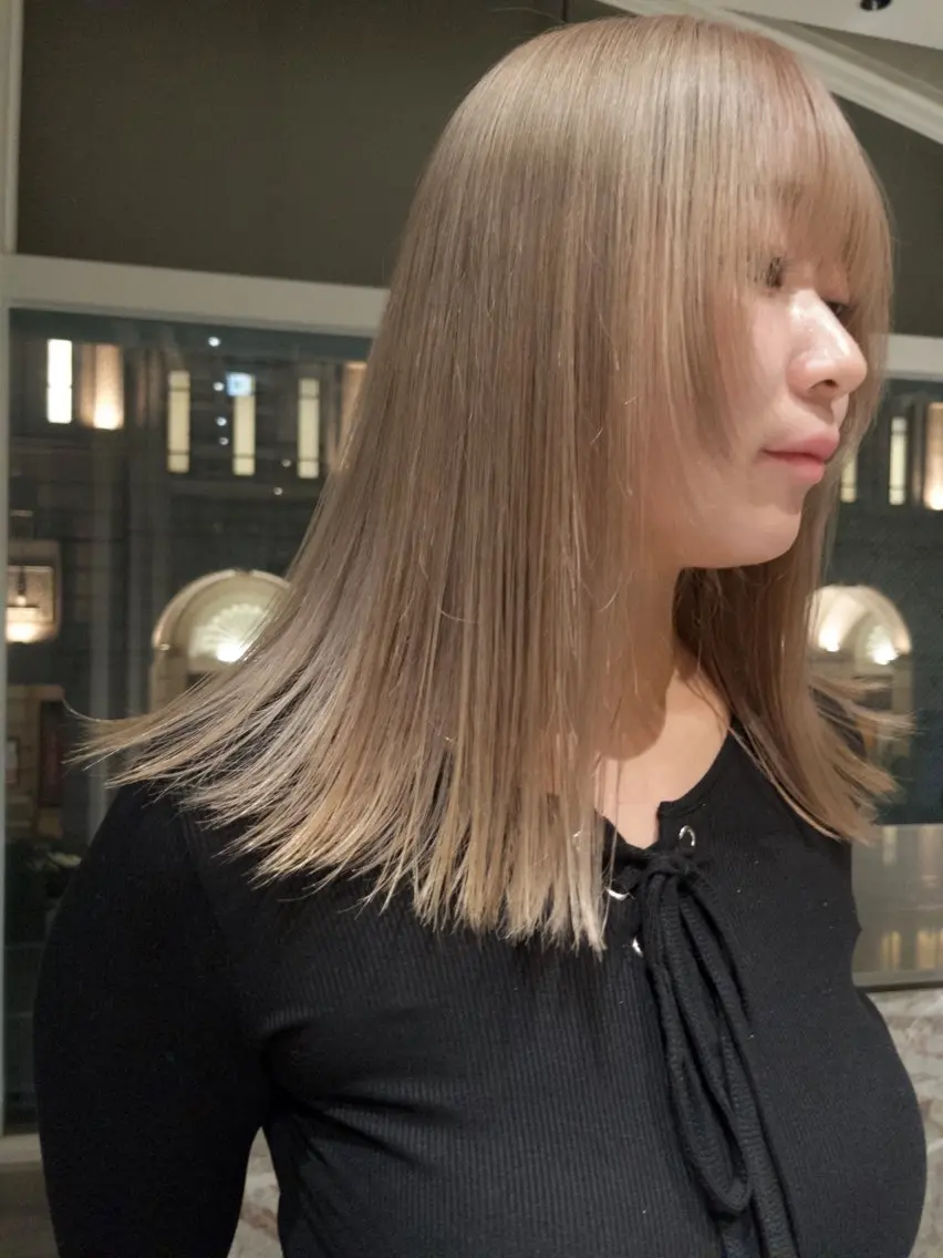 カラー hishida akiho  🩰のヘアスタイル