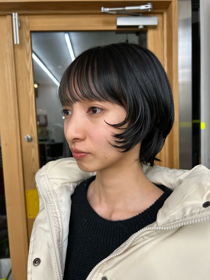 ショート パーマ 🌟カットモデル募集 ！酒井亜美のヘアスタイル